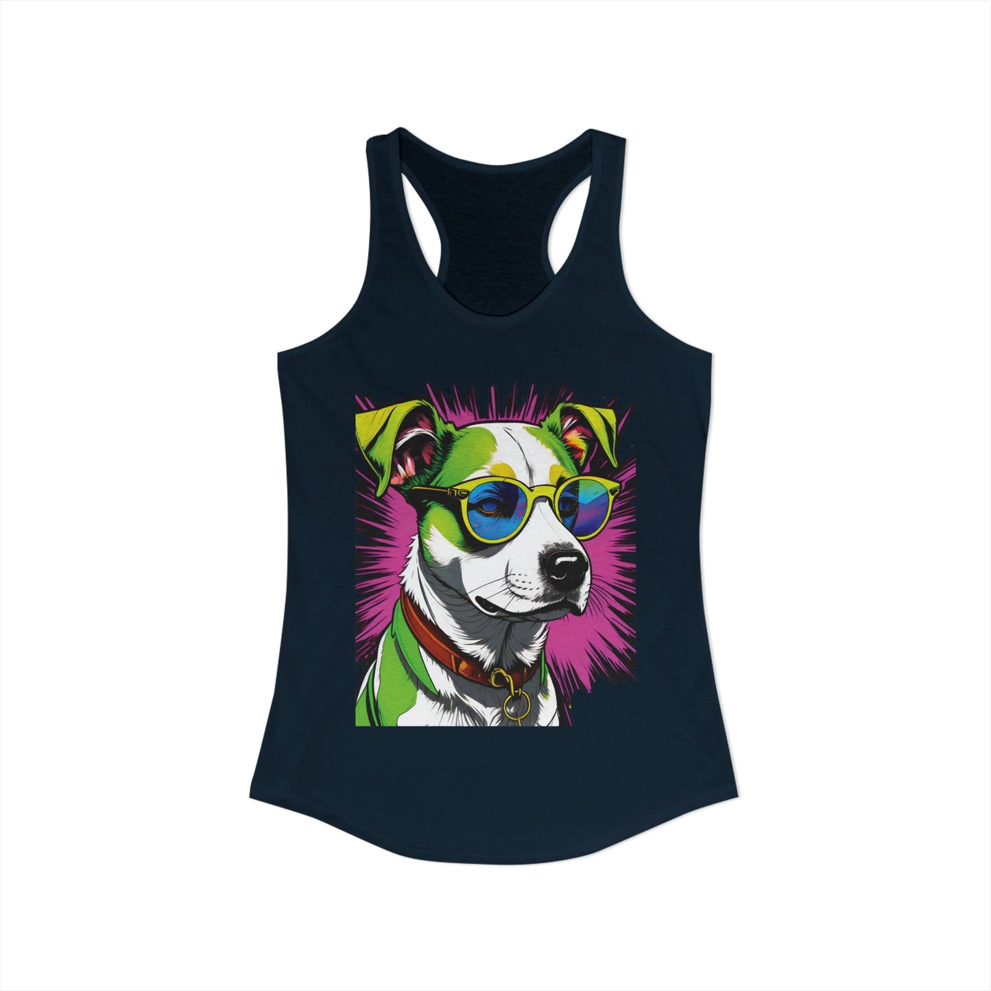 Dog Not Amused Racerback Tank — Women's Funny Dog Lover Tank