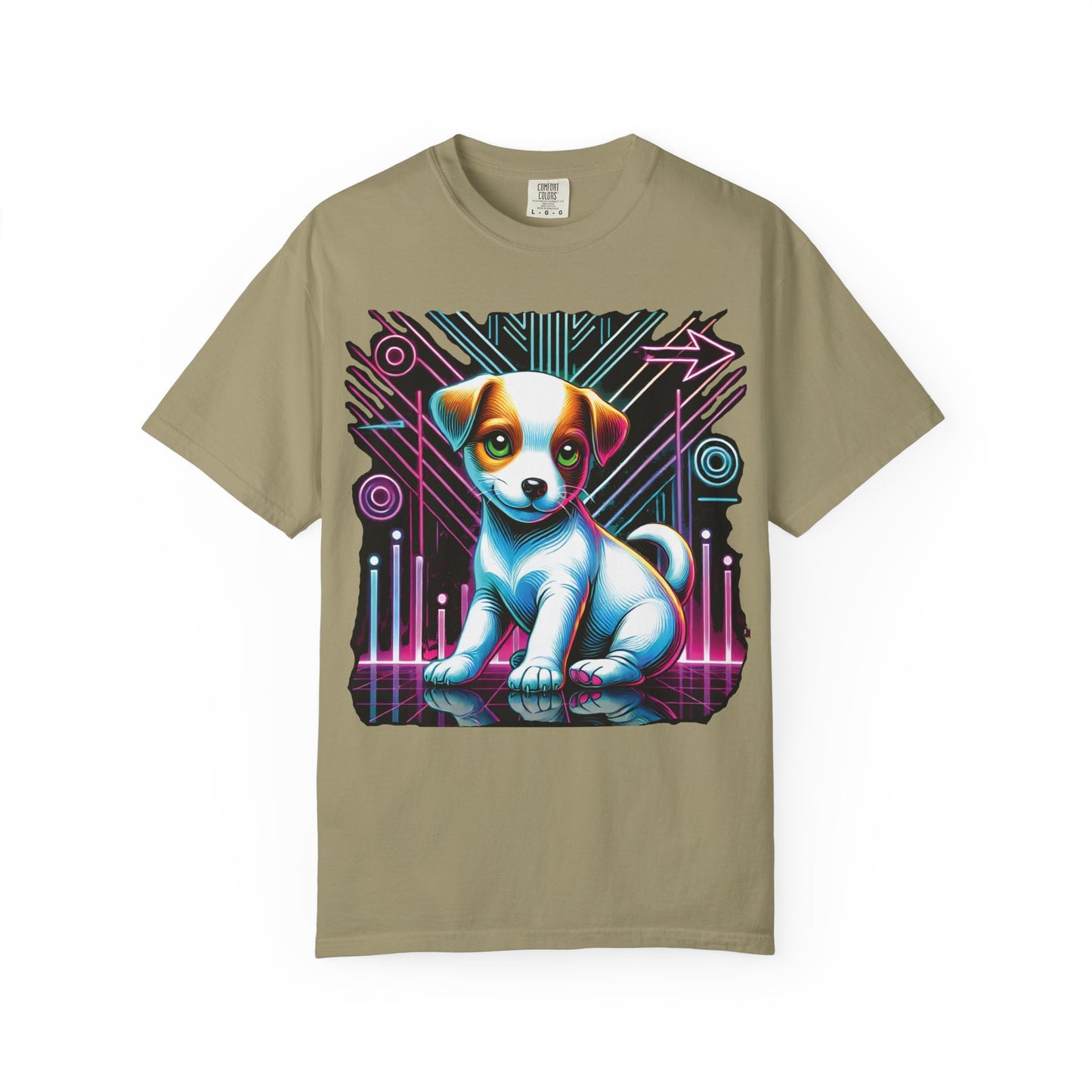 Retro Neon Puppy T-Shirt