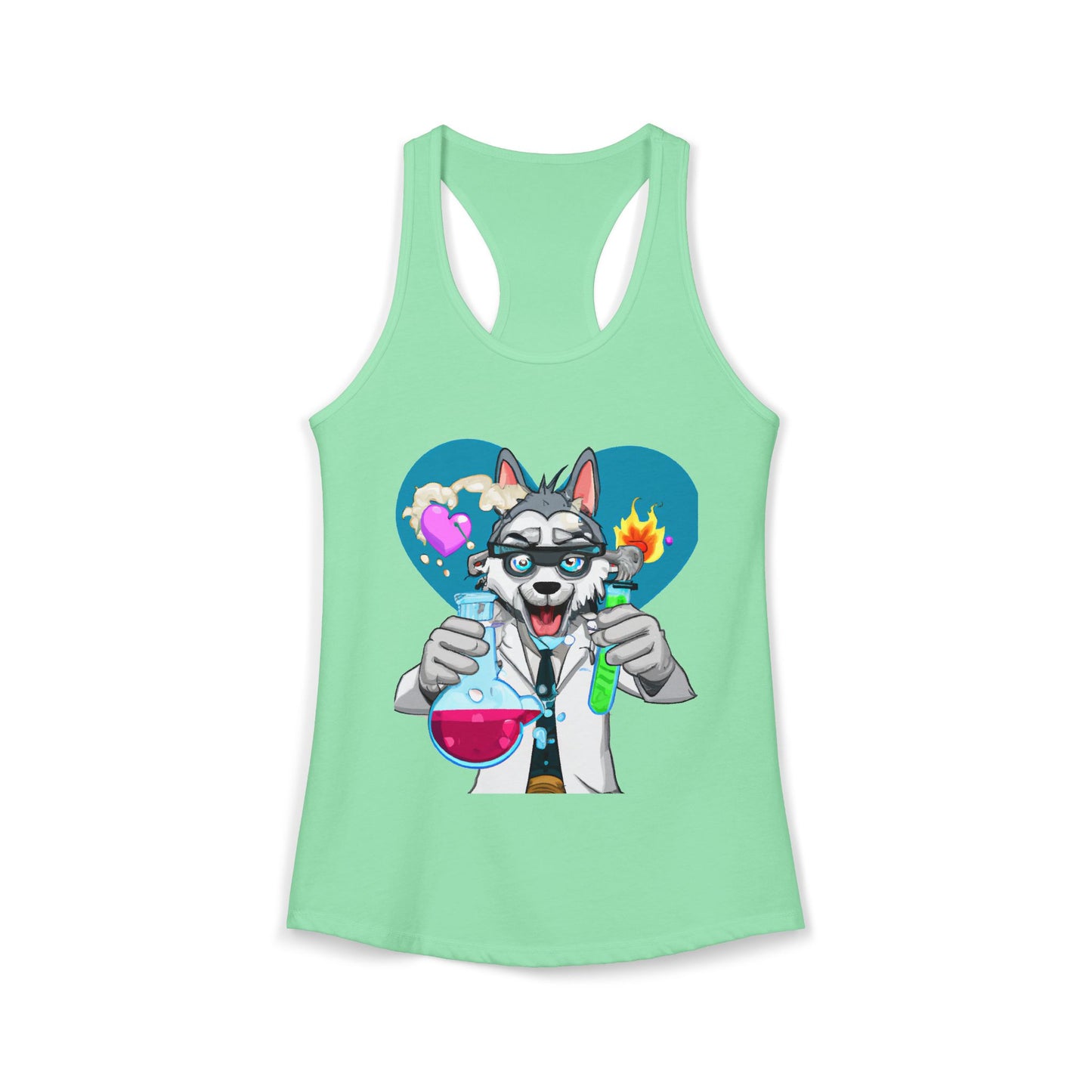 Husky Love Potion Tank Top — Cute Pet Graphic Racerback