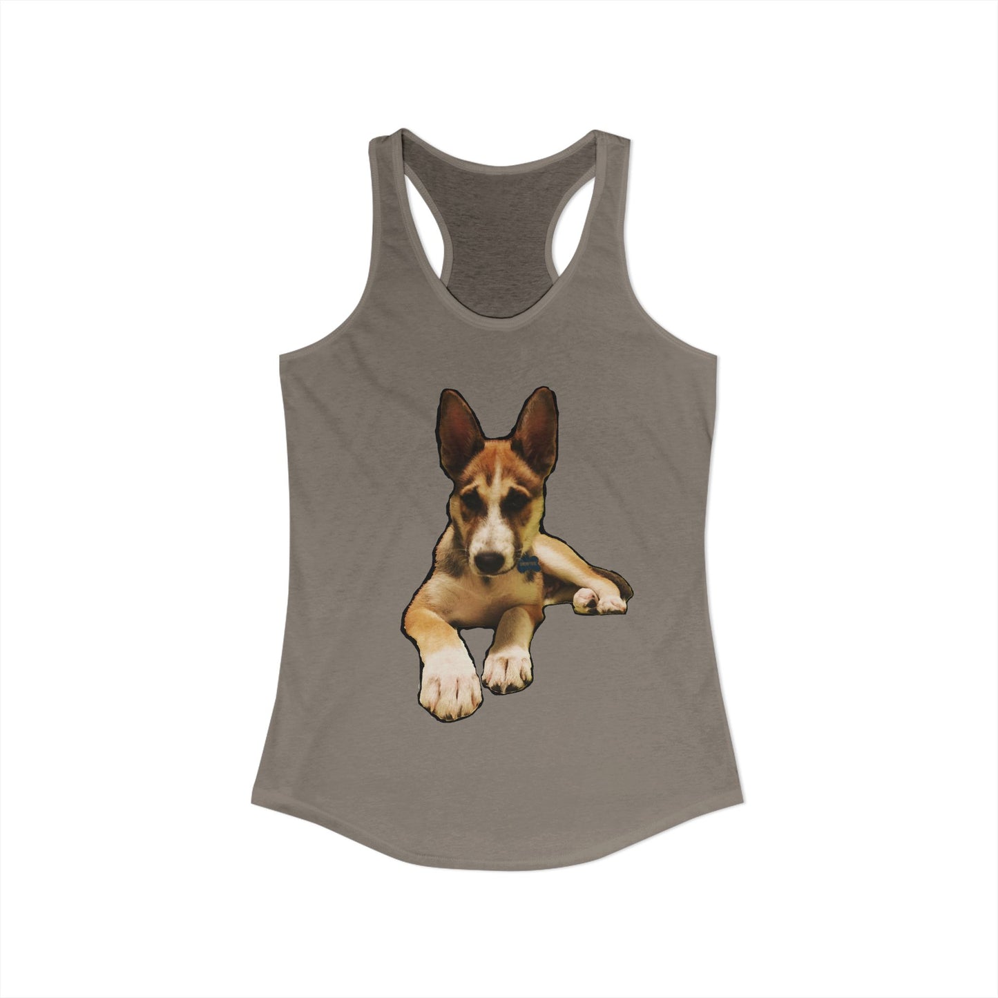 Cute Husky Racerback Tank — Women's Siberian Dog Tank Top