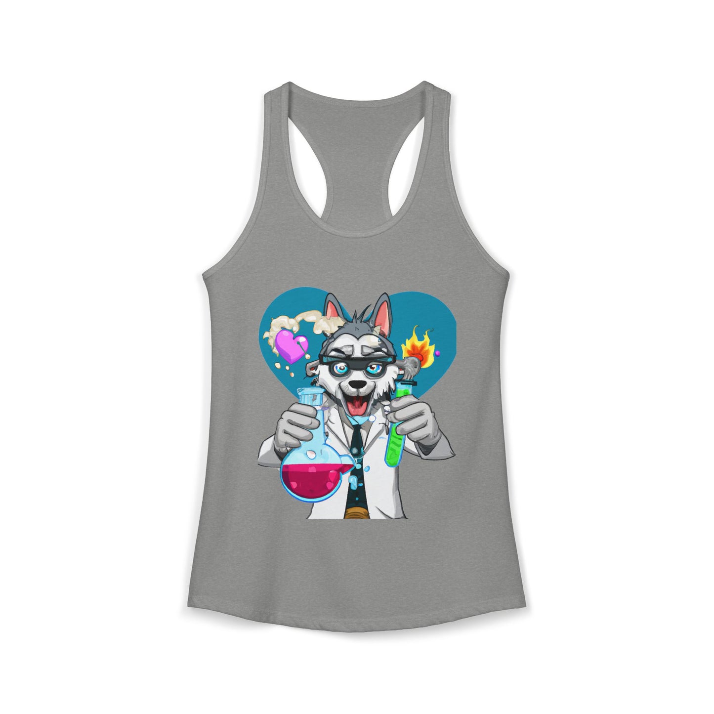 Husky Love Potion Tank Top — Cute Pet Graphic Racerback