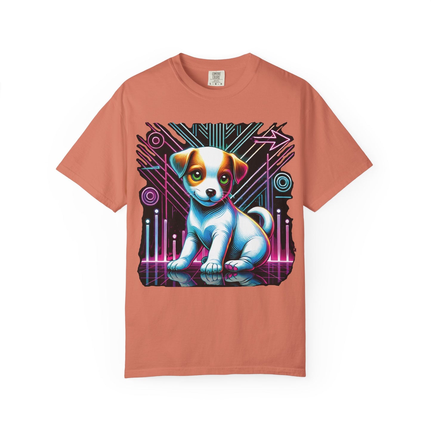 Retro Neon Puppy T-Shirt