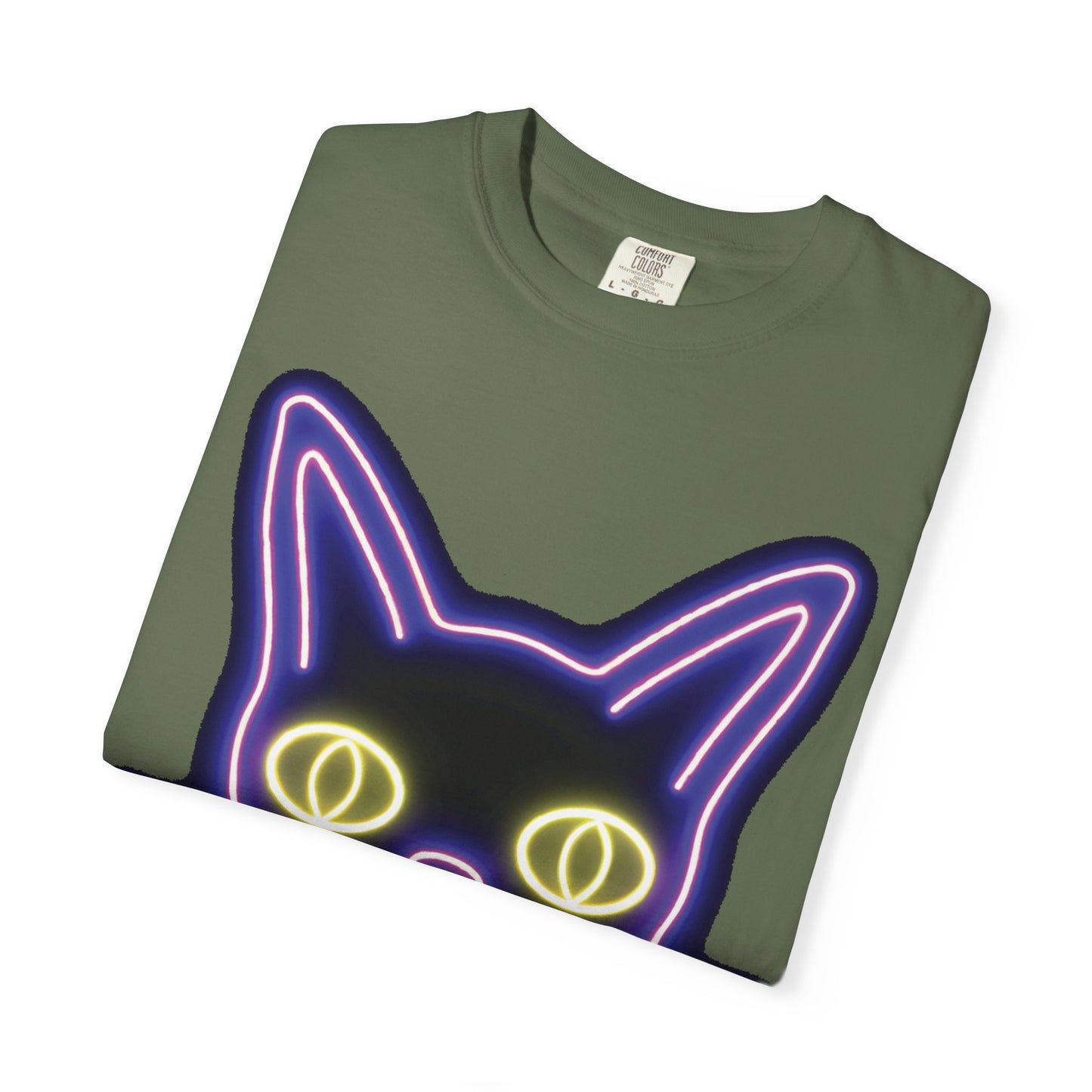 Neon Cat Graphic Tee