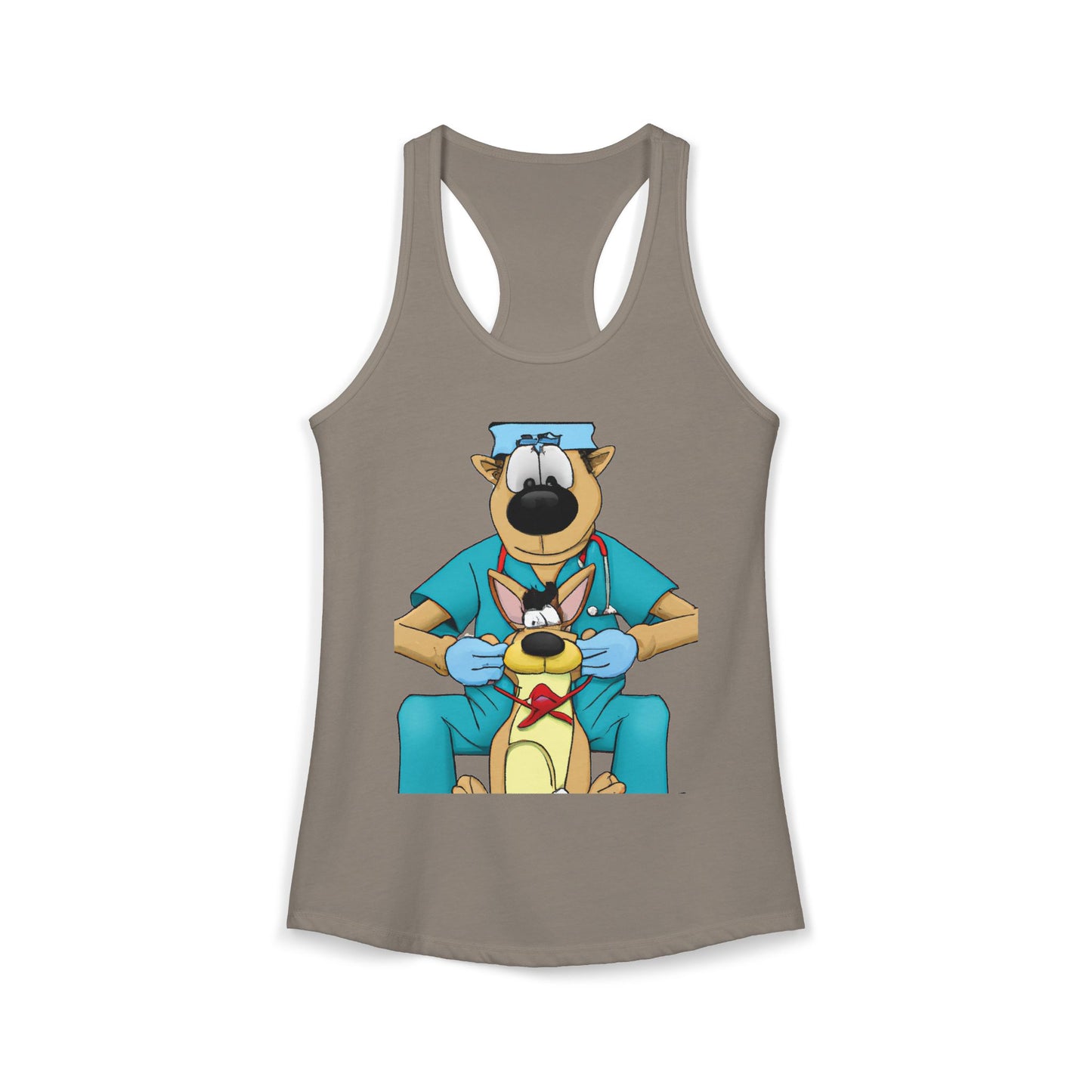 Doctor Save This Toy STAT! Racerback Tank
