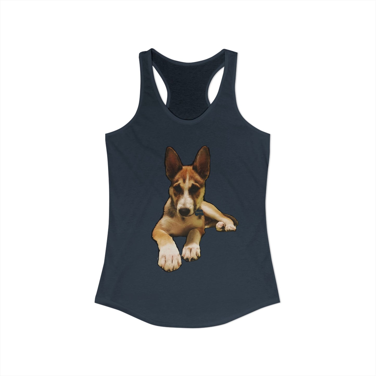 Cute Husky Racerback Tank — Women's Siberian Dog Tank Top