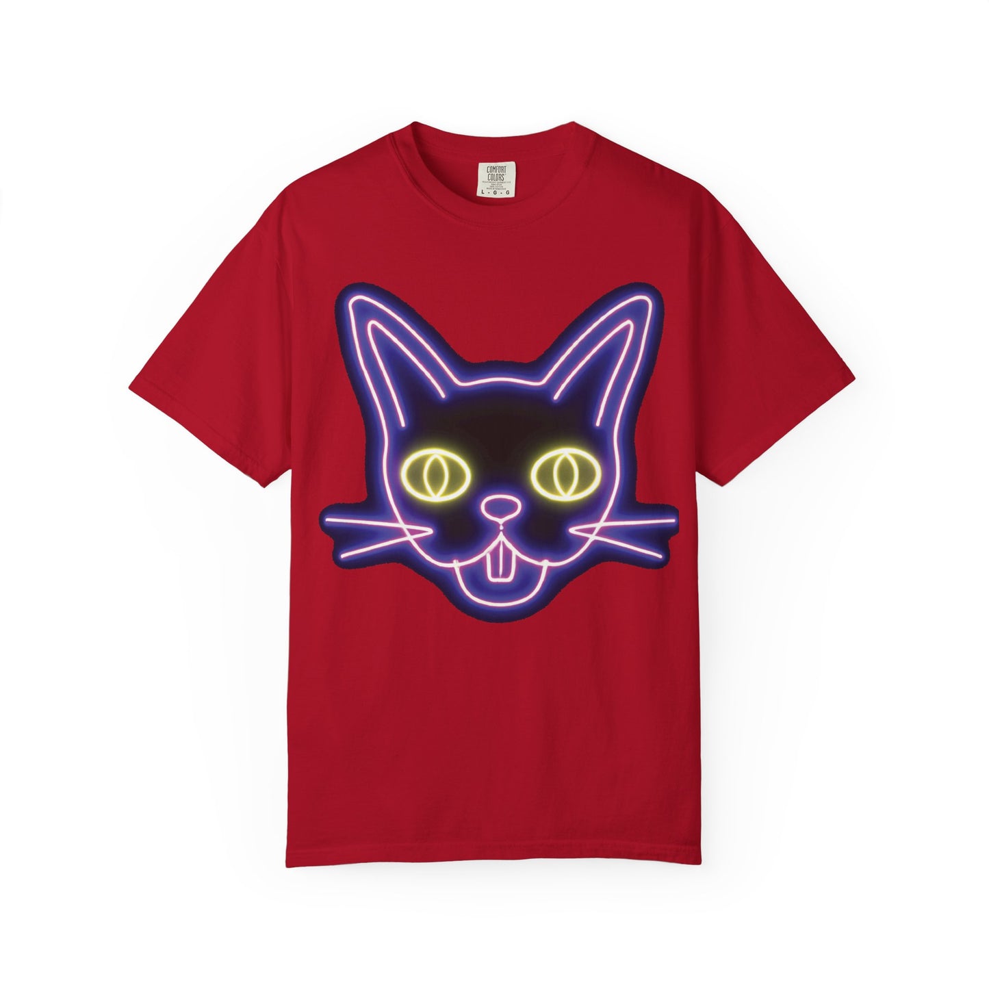Neon Cat Graphic Tee