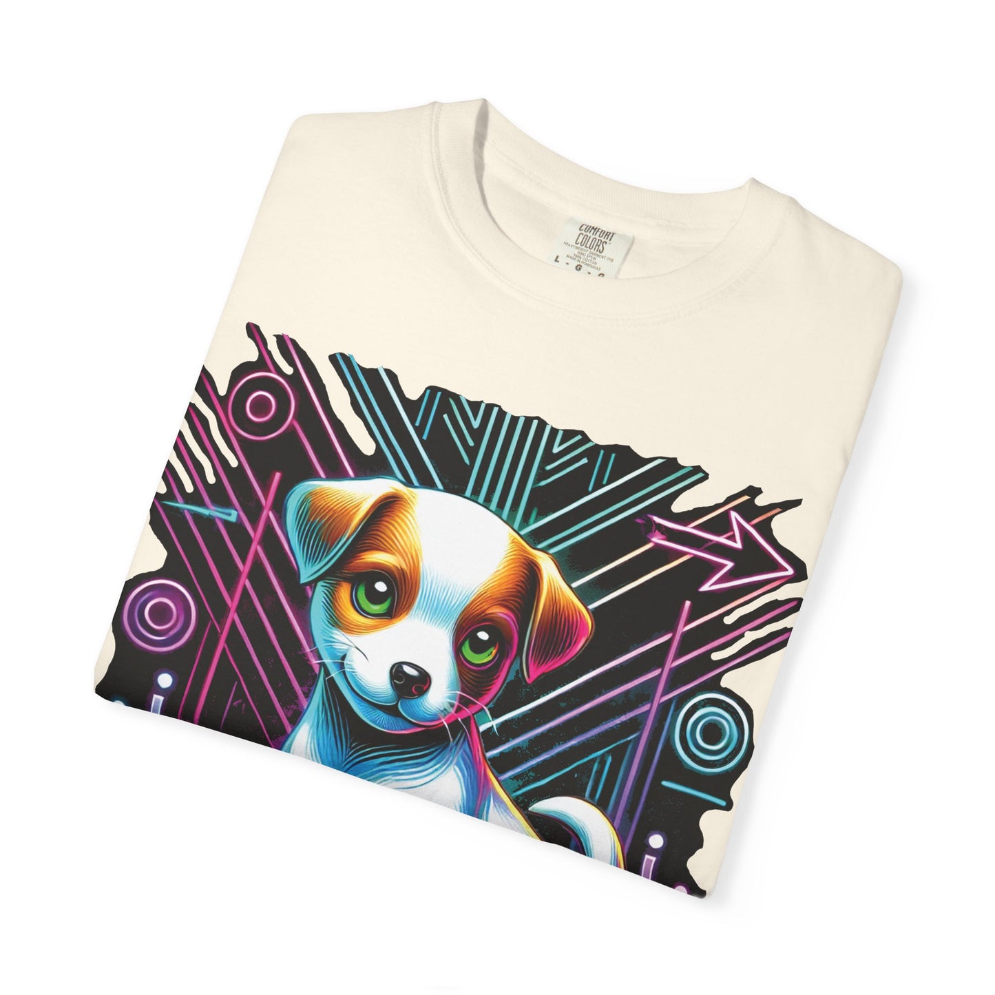 Retro Neon Puppy T-Shirt