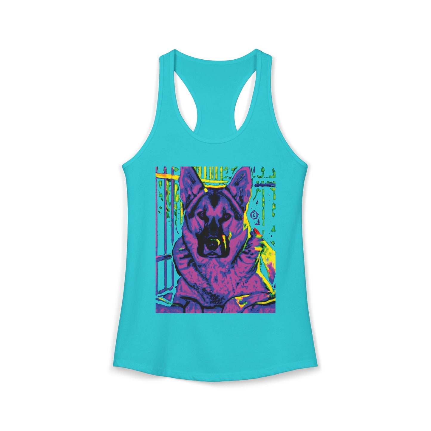 Rescue This German Shepherd Women's Racerback Tank