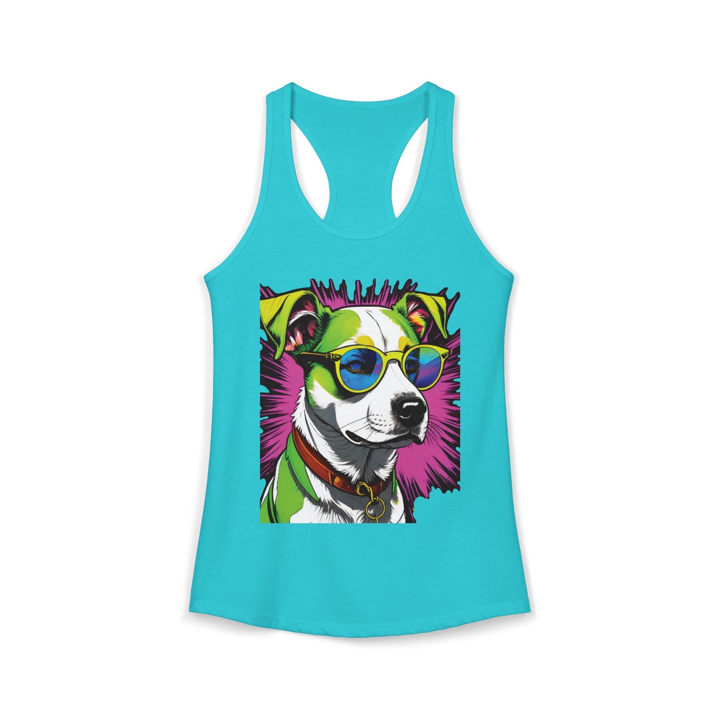 Dog Not Amused Racerback Tank — Women's Funny Dog Lover Tank
