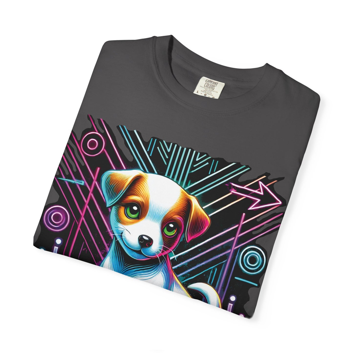 Retro Neon Puppy T-Shirt