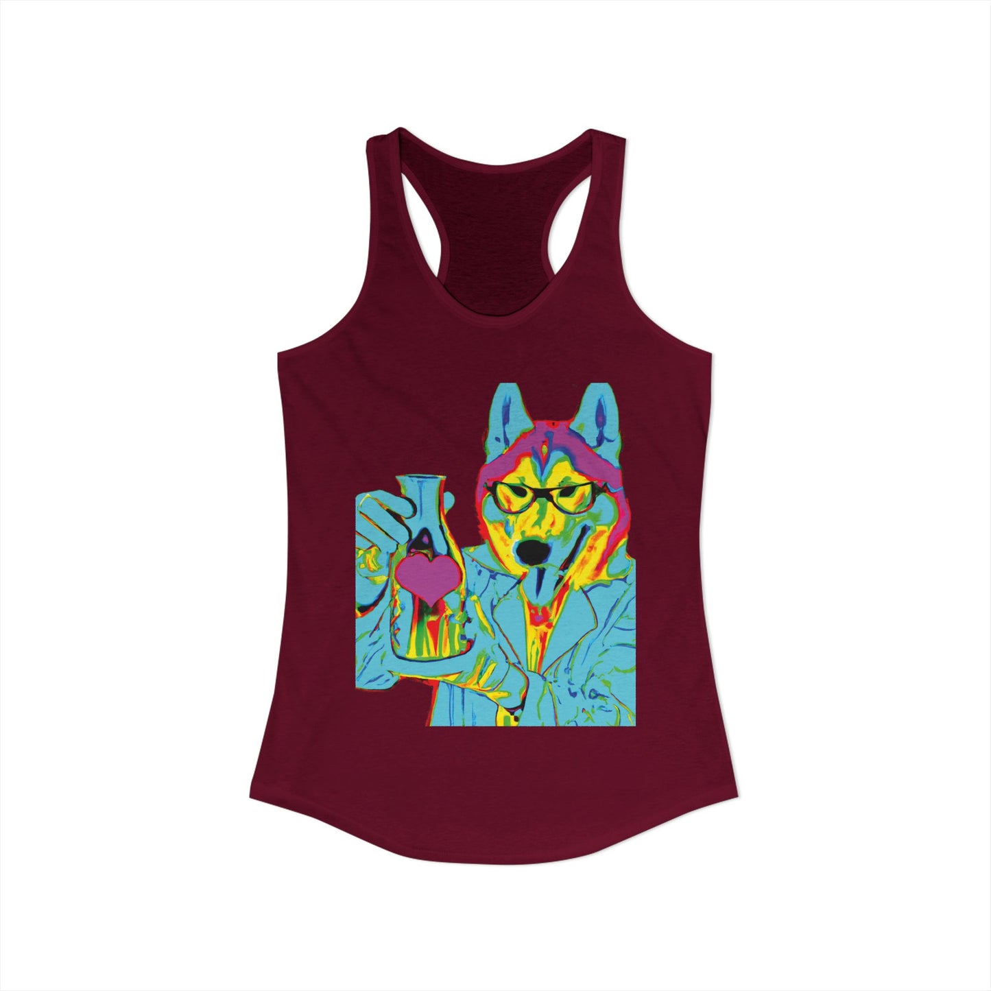 Husky Love Potion Racerback Tank