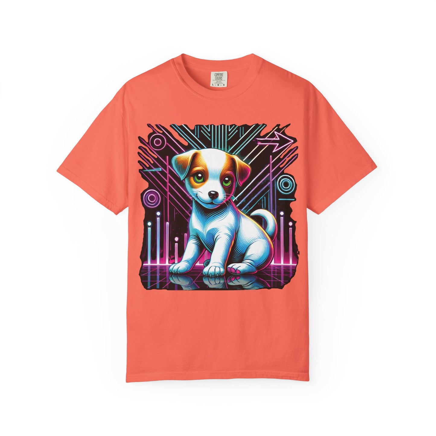 Retro Neon Puppy T-Shirt