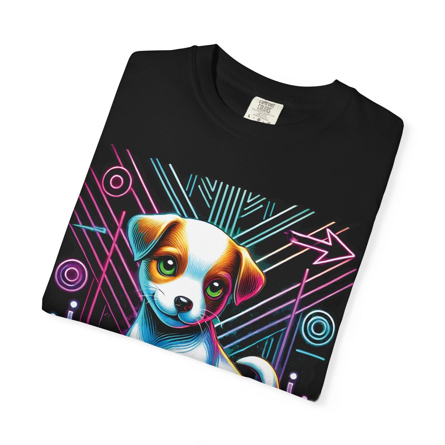 Retro Neon Puppy T-Shirt