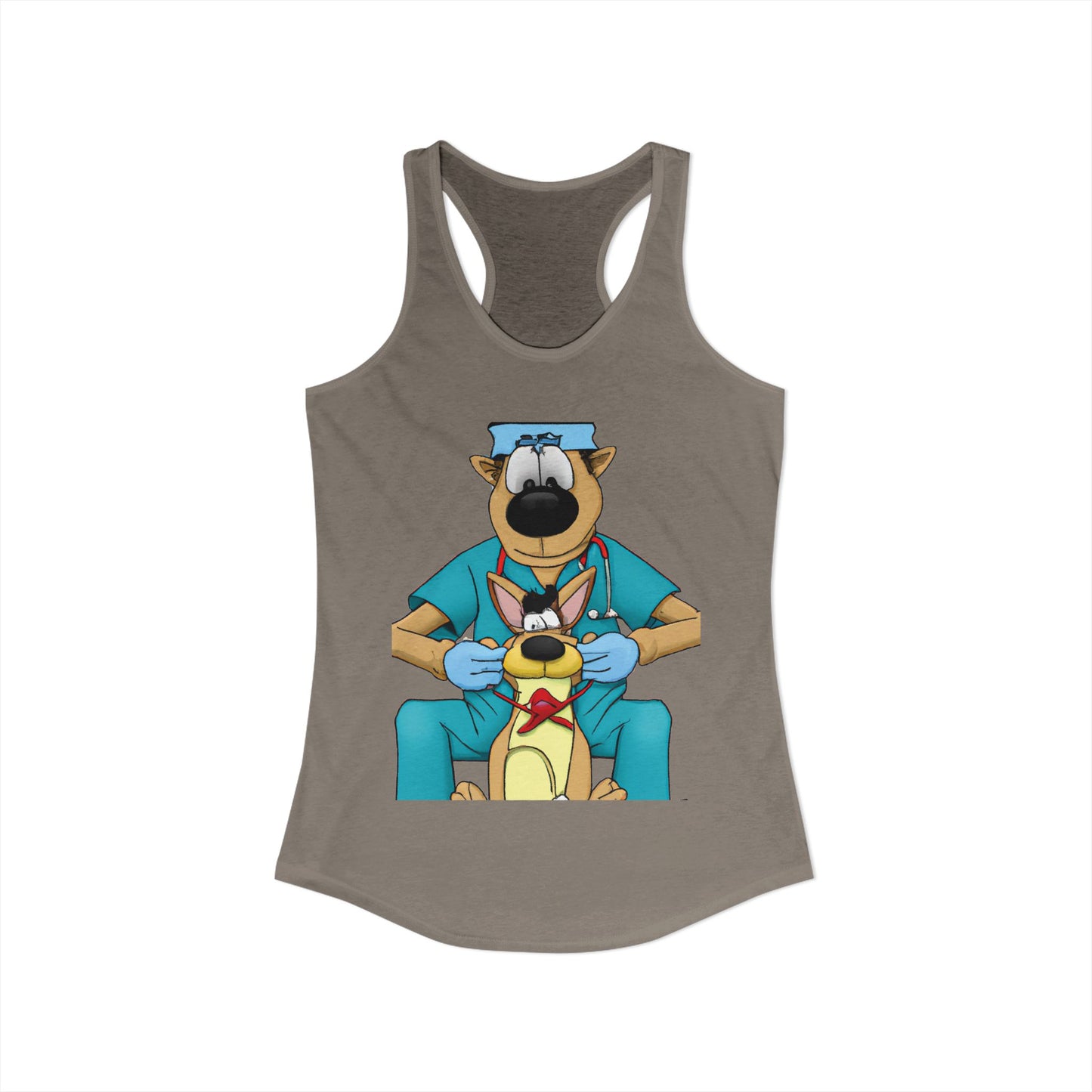 Doctor Save This Toy STAT! Racerback Tank