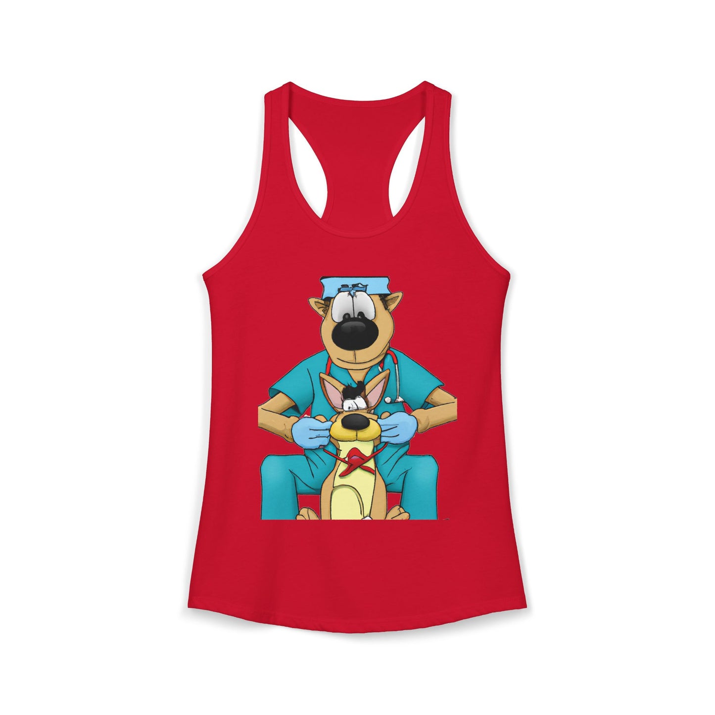 Doctor Save This Toy STAT! Racerback Tank