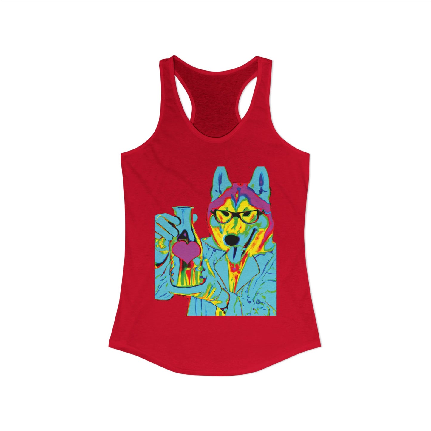 Husky Love Potion Racerback Tank