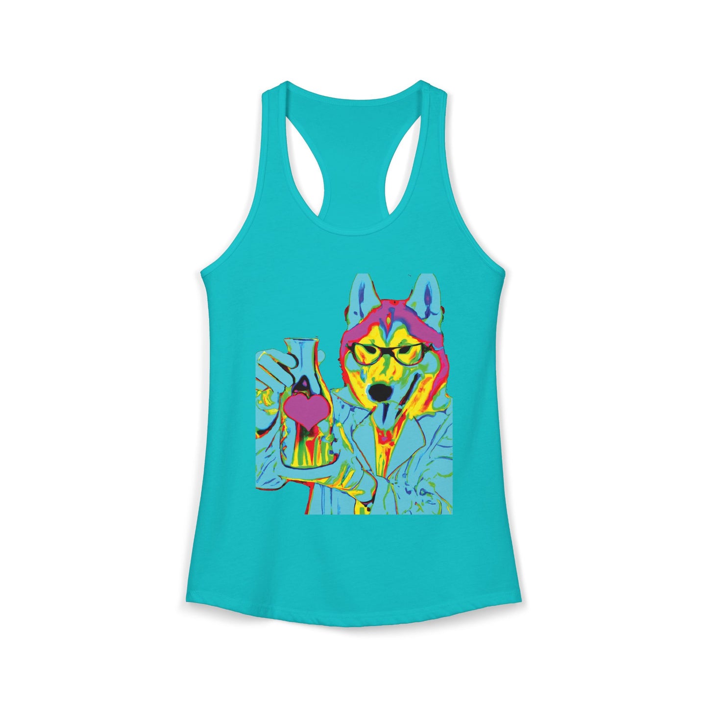 Husky Love Potion Racerback Tank