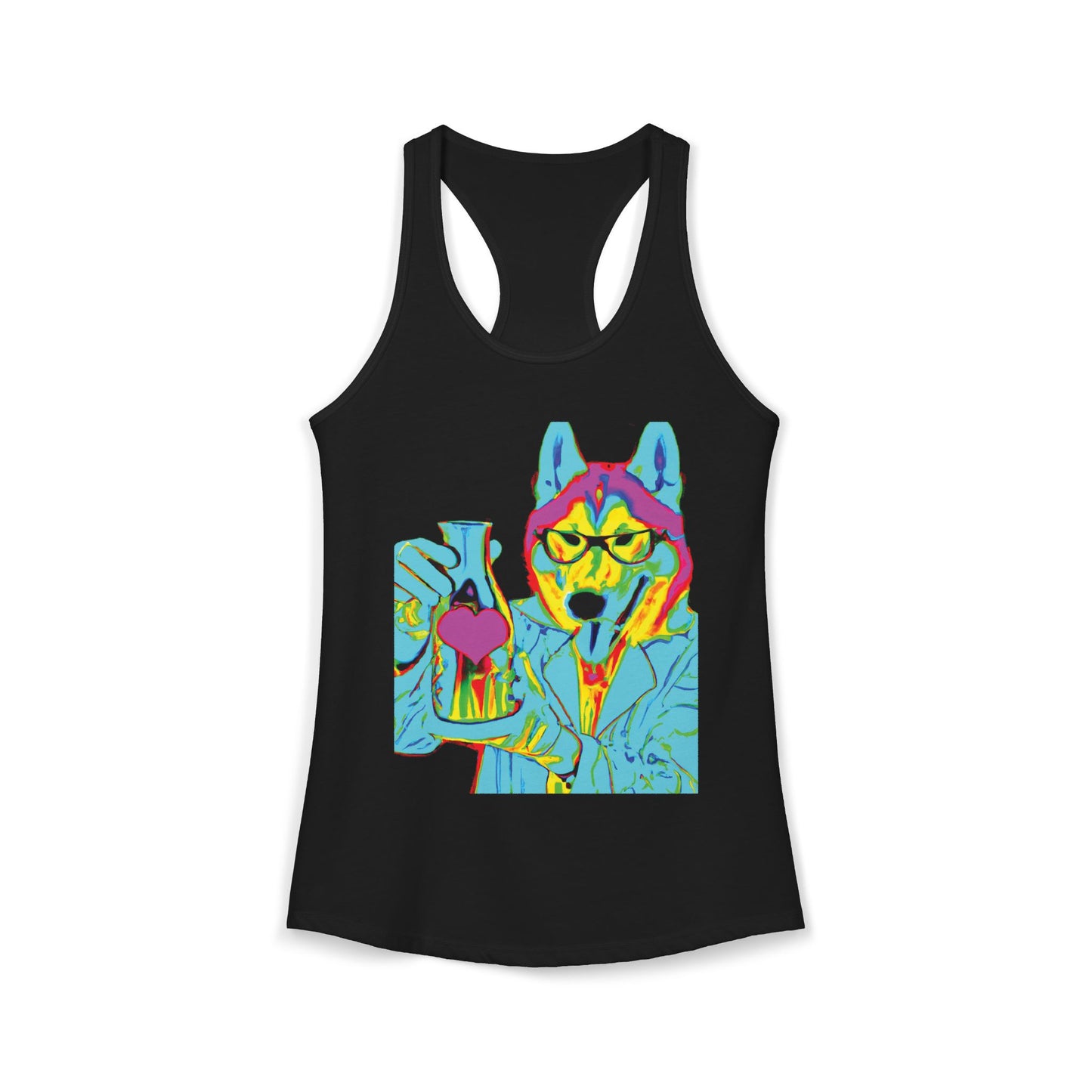 Husky Love Potion Racerback Tank