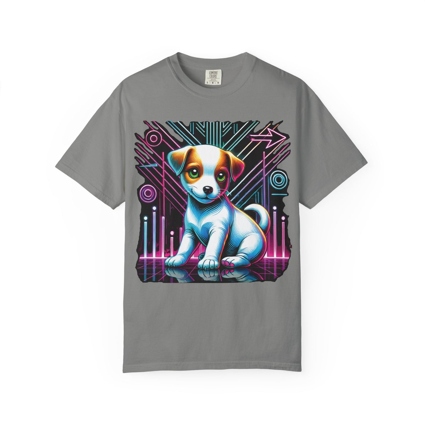 Retro Neon Puppy T-Shirt