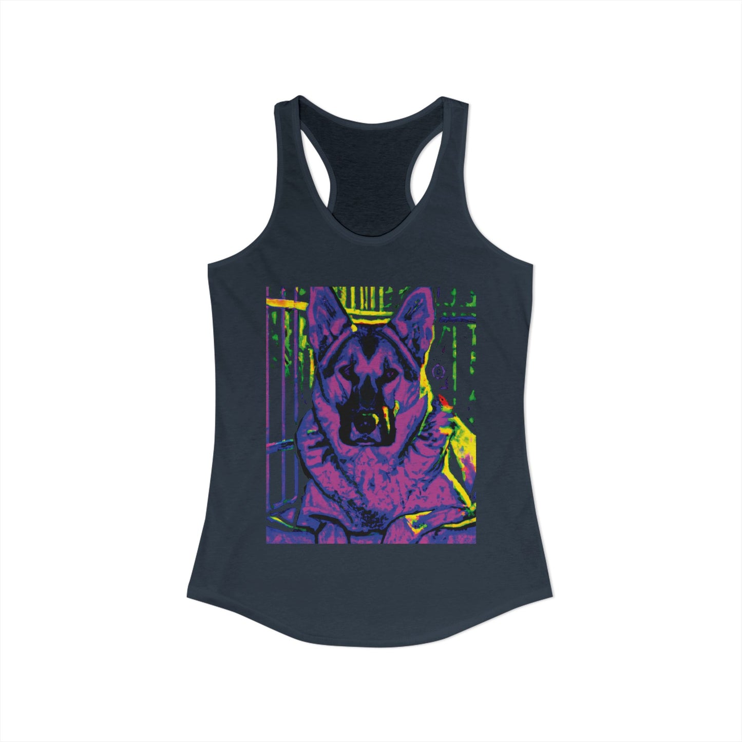 Rescue This German Shepherd Women's Racerback Tank