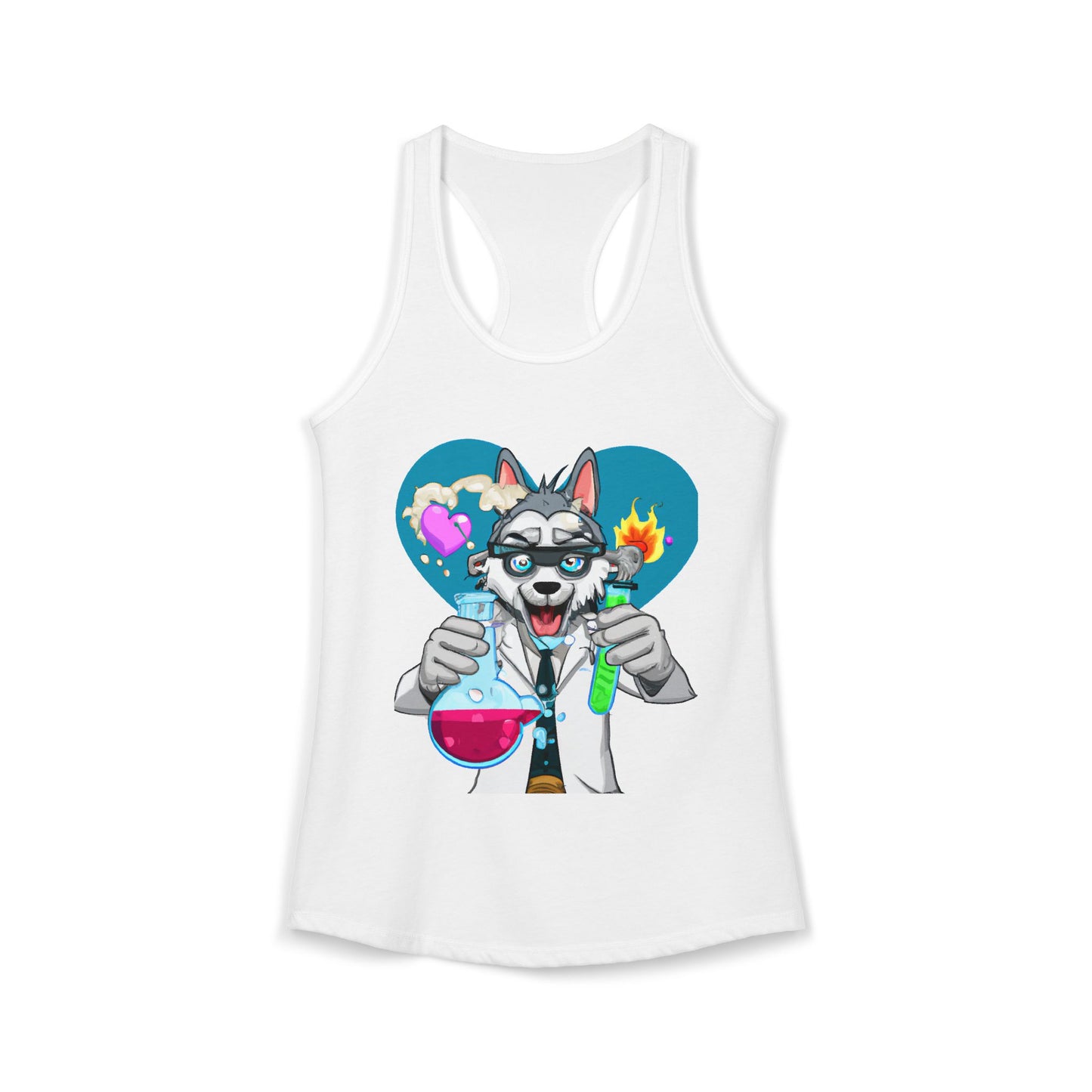 Husky Love Potion Tank Top — Cute Pet Graphic Racerback