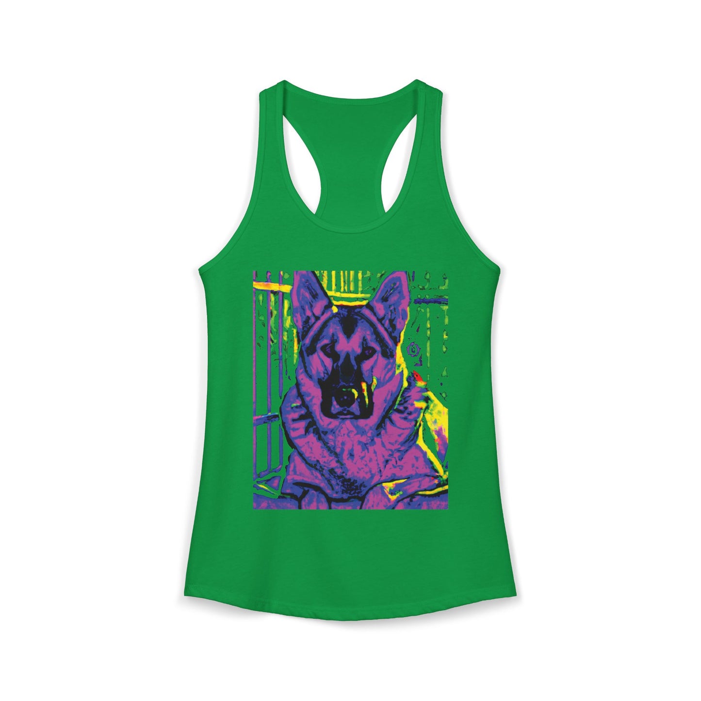 Rescue This German Shepherd Women's Racerback Tank
