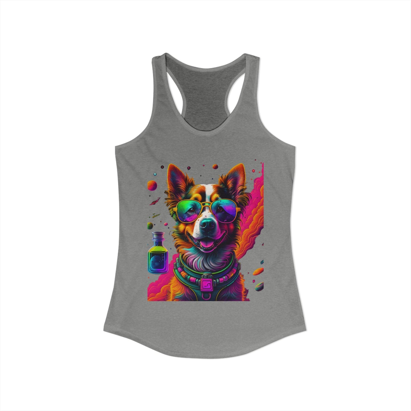 Corgi Potion Love Racerback Tank — Cute Magical Dog Tank Top