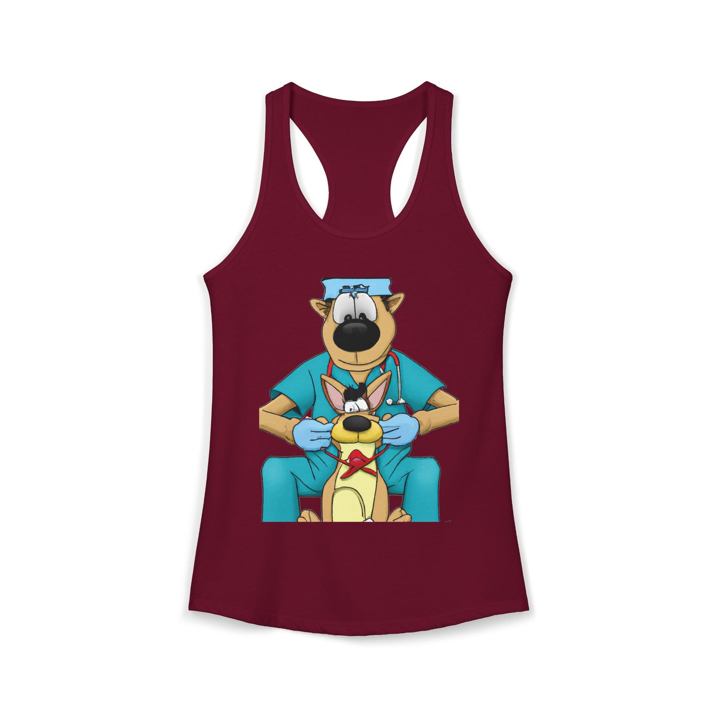Doctor Save This Toy STAT! Racerback Tank