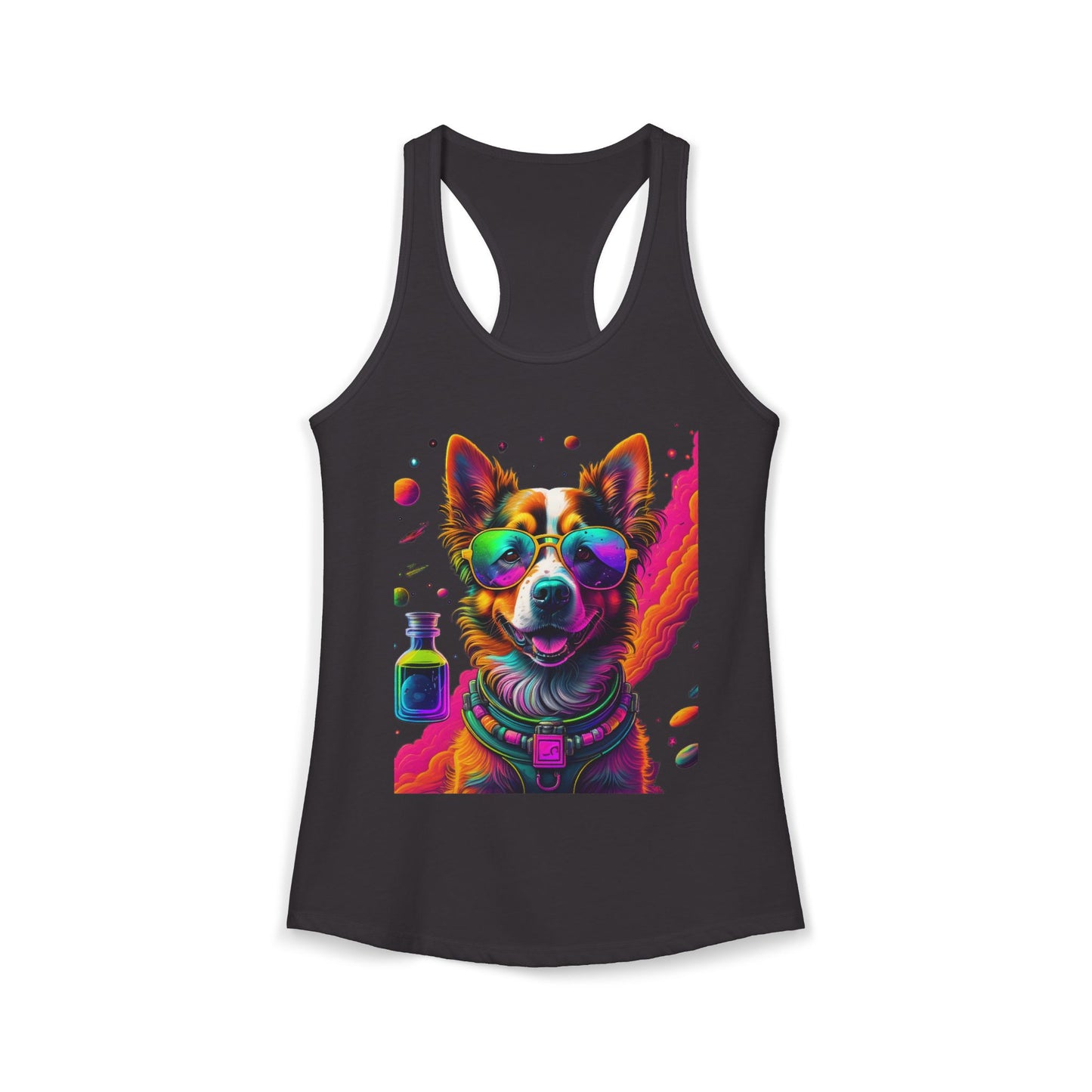 Corgi Potion Love Racerback Tank — Cute Magical Dog Tank Top