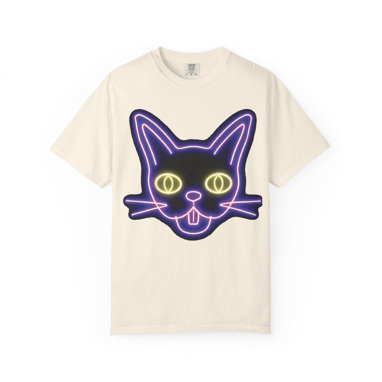 Neon Cat Graphic Tee
