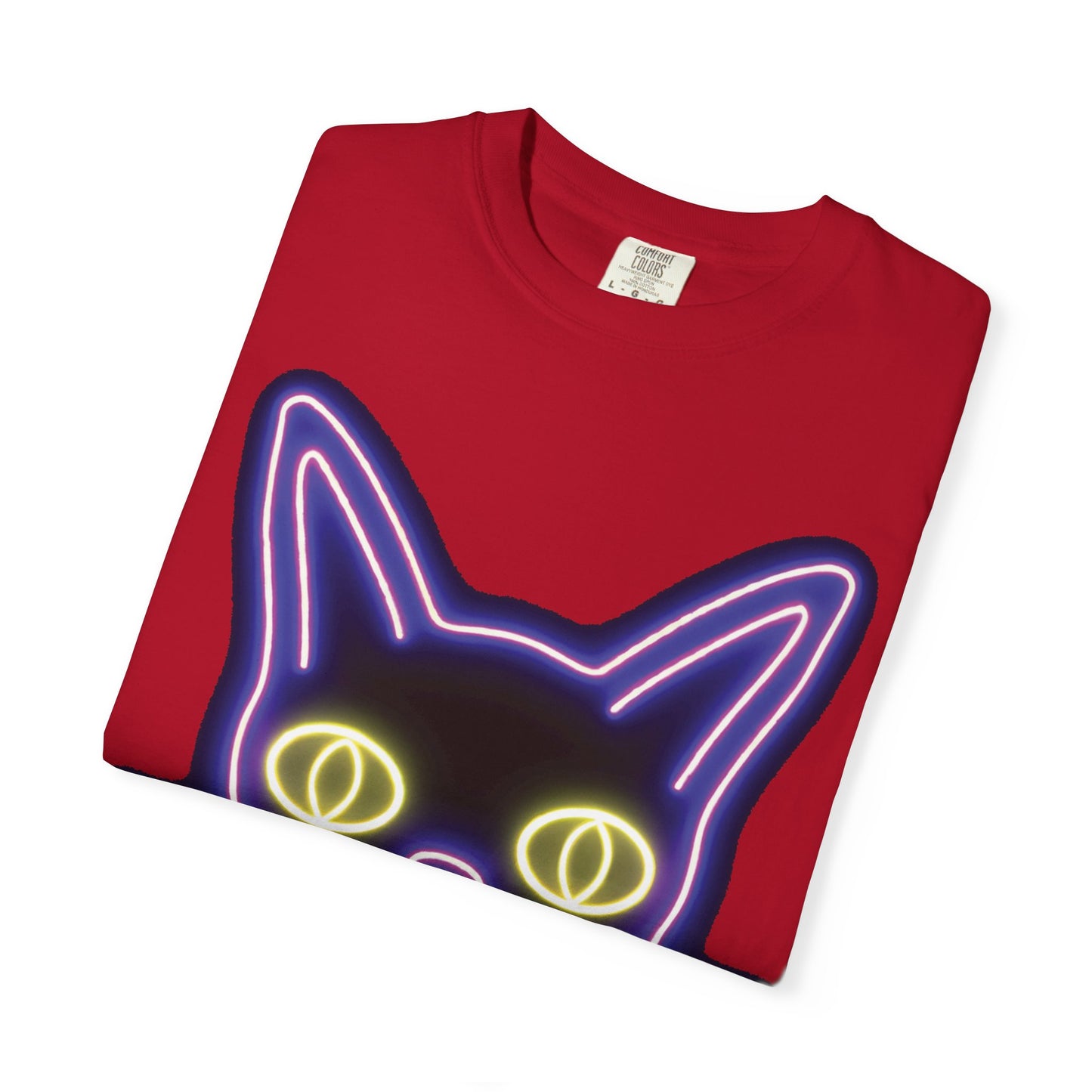 Neon Cat Graphic Tee