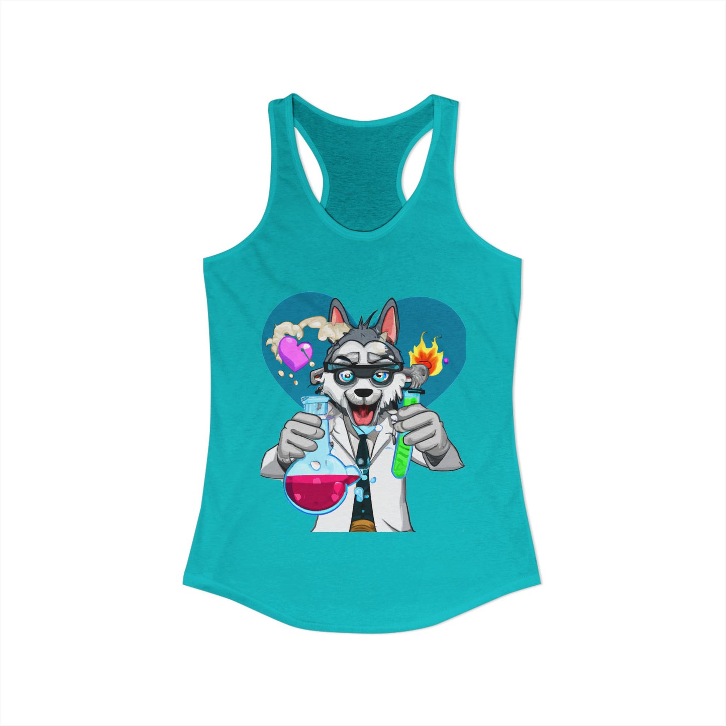 Husky Love Potion Tank Top — Cute Pet Graphic Racerback