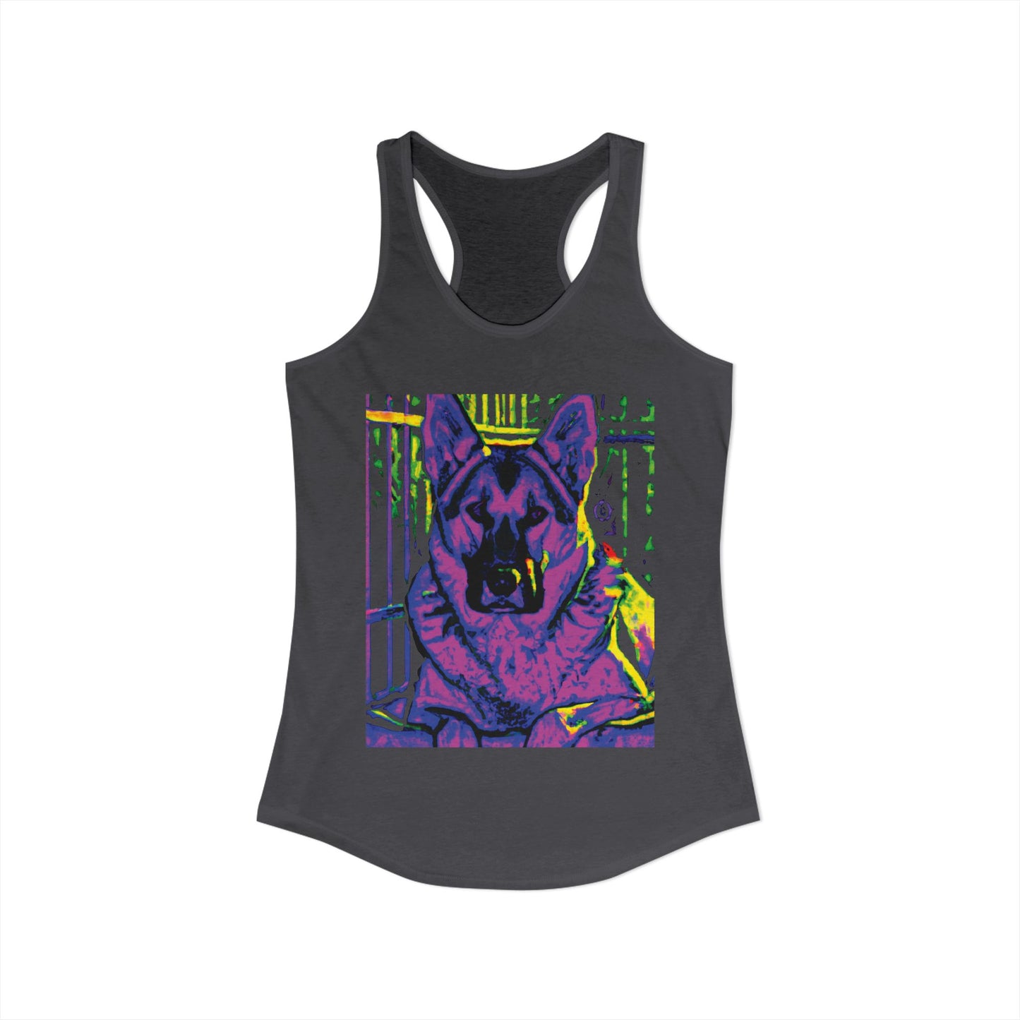 Rescue This German Shepherd Women's Racerback Tank