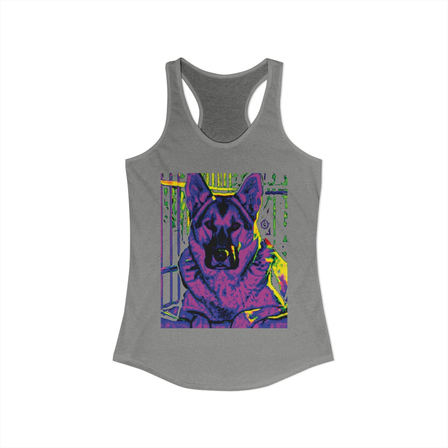 Rescue This German Shepherd Women's Racerback Tank