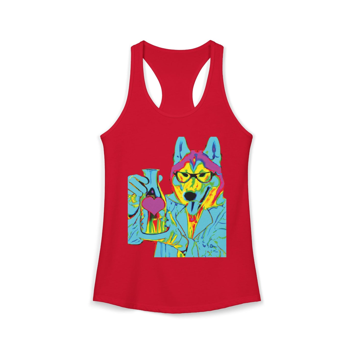 Husky Love Potion Racerback Tank
