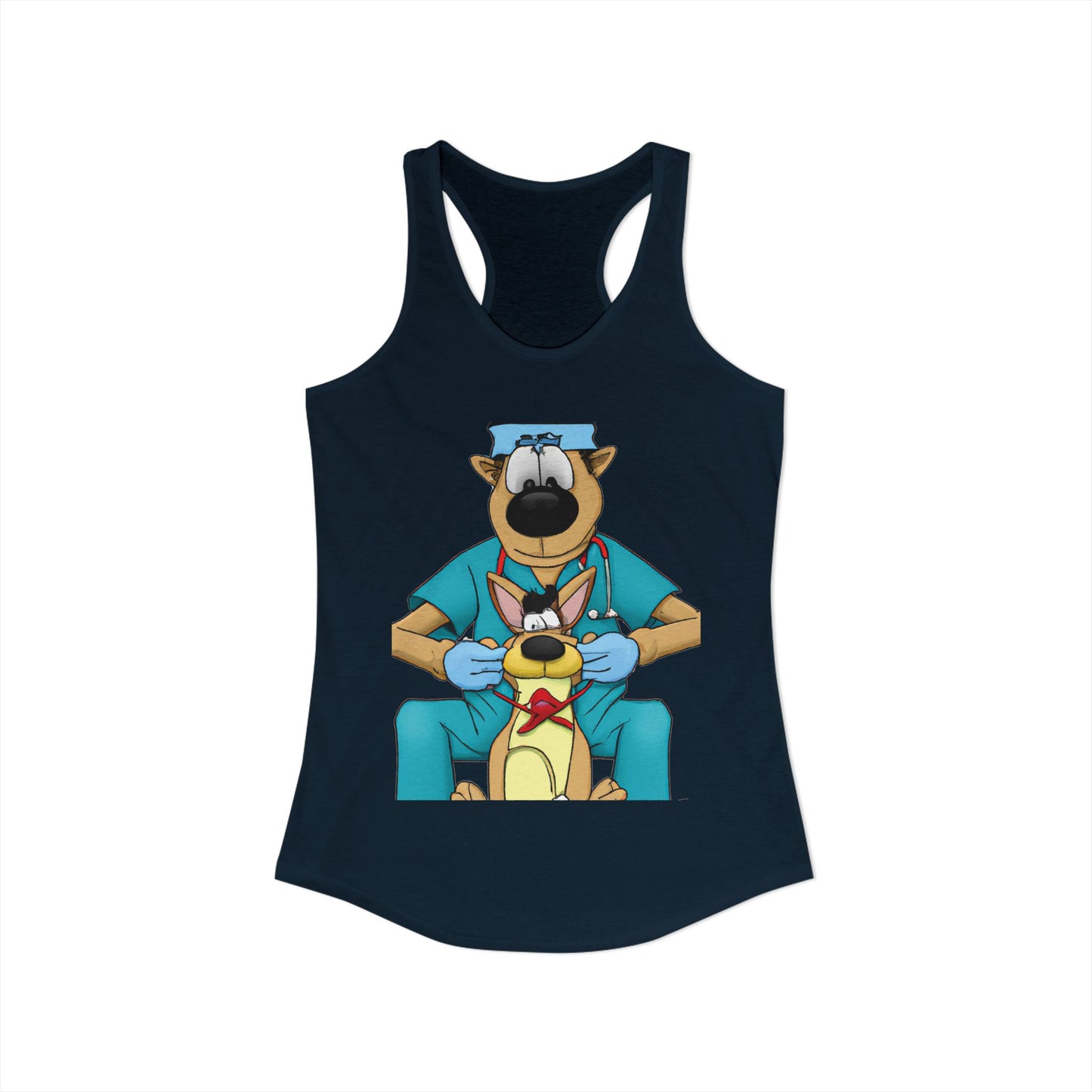 Doctor Save This Toy STAT! Racerback Tank