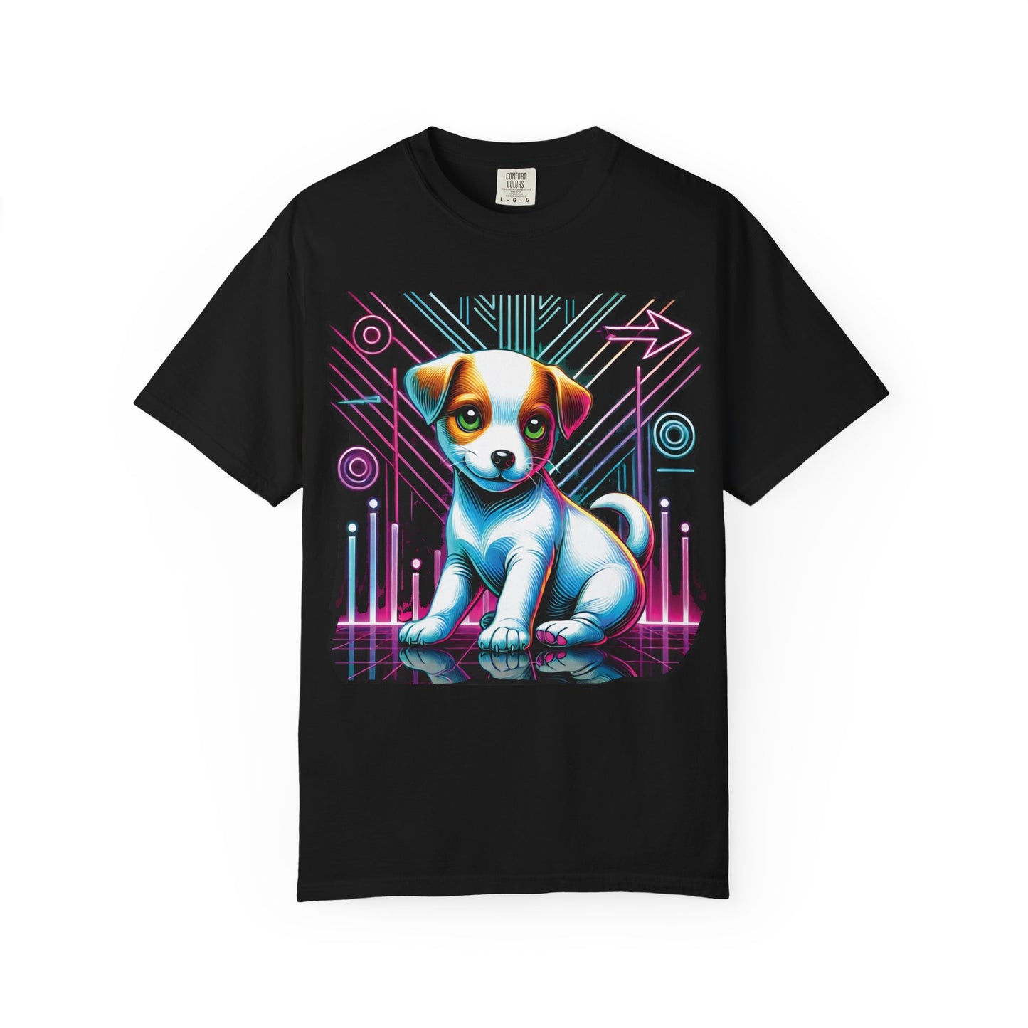 Retro Neon Puppy T-Shirt