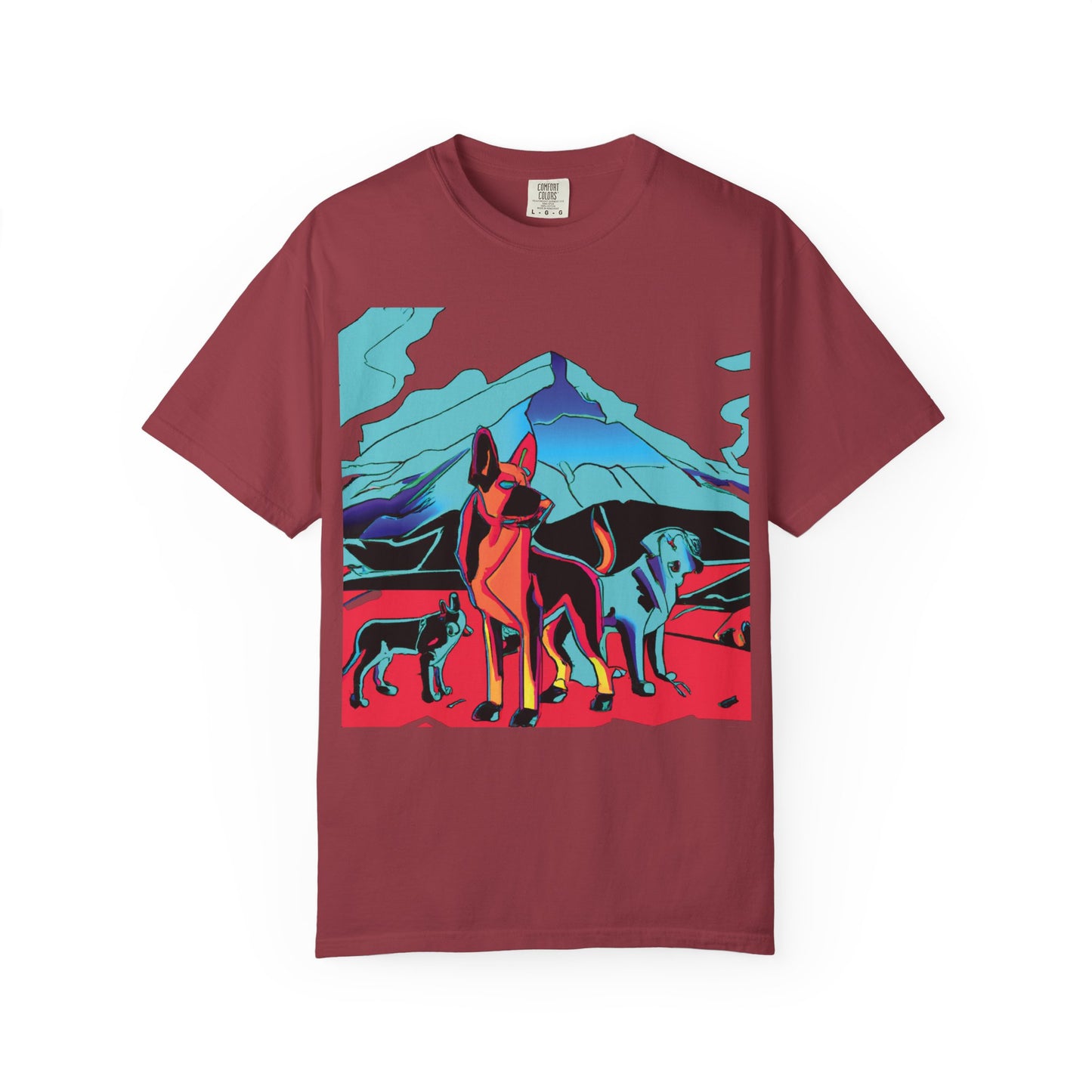 Pop Art Mountain Dogs Graphic Tee