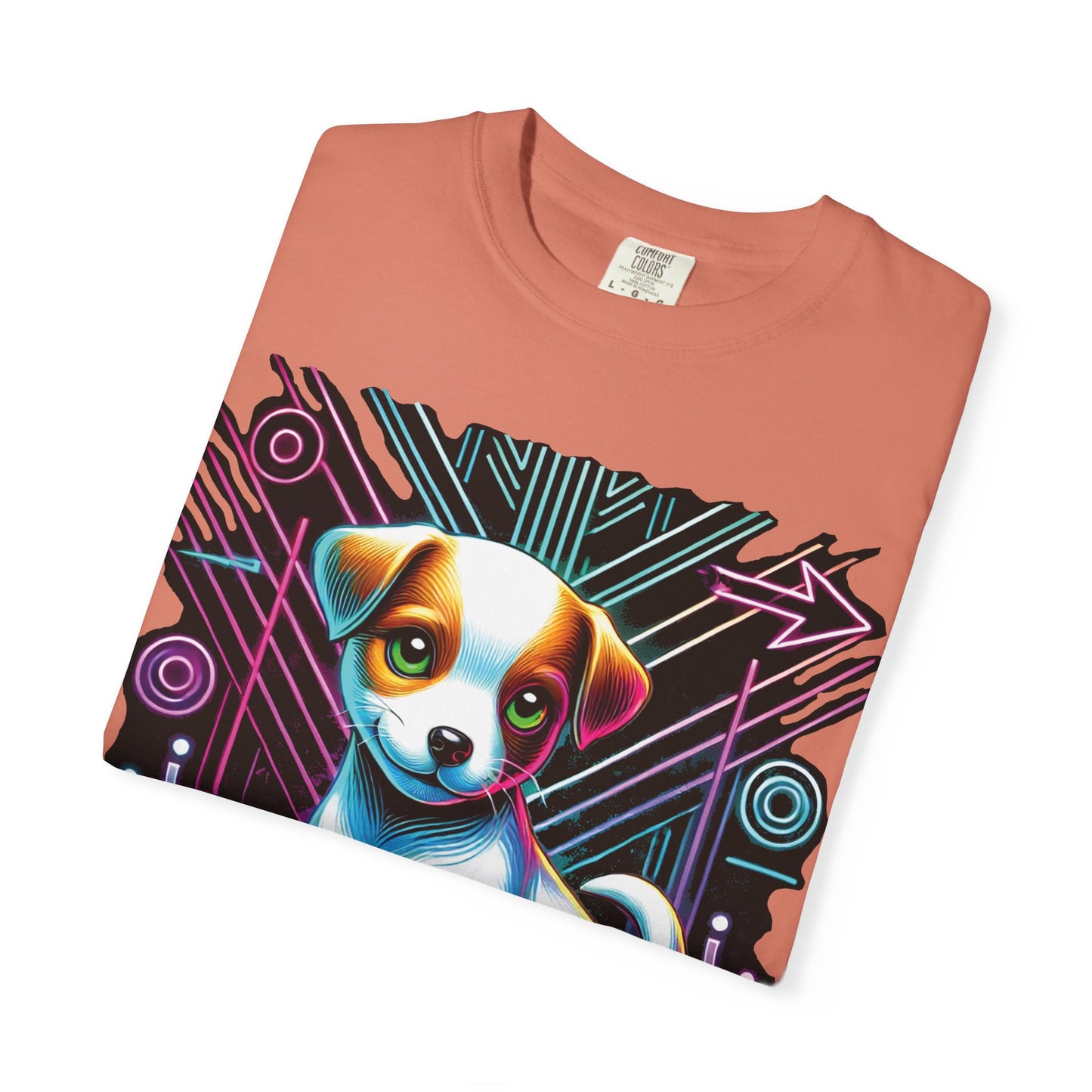 Retro Neon Puppy T-Shirt