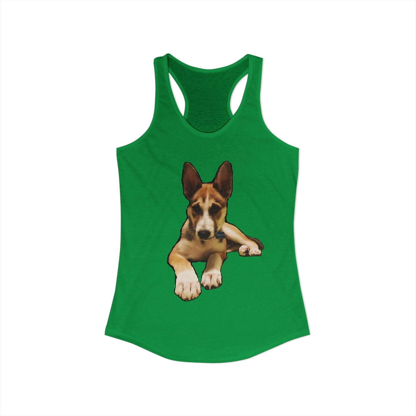 Cute Husky Racerback Tank — Women's Siberian Dog Tank Top