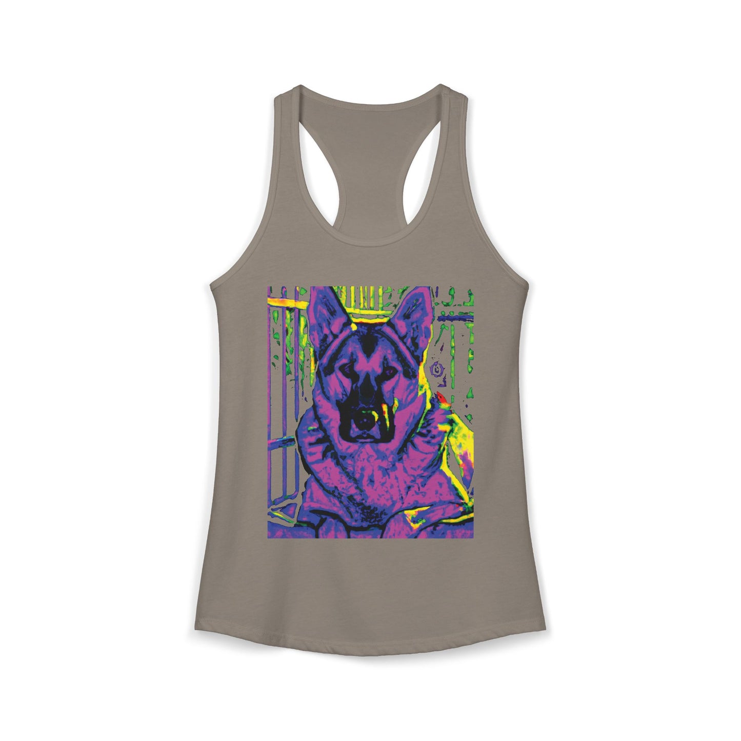 Rescue This German Shepherd Women's Racerback Tank