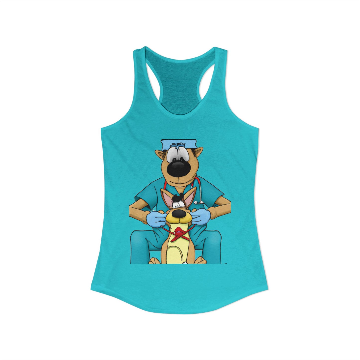 Doctor Save This Toy STAT! Racerback Tank