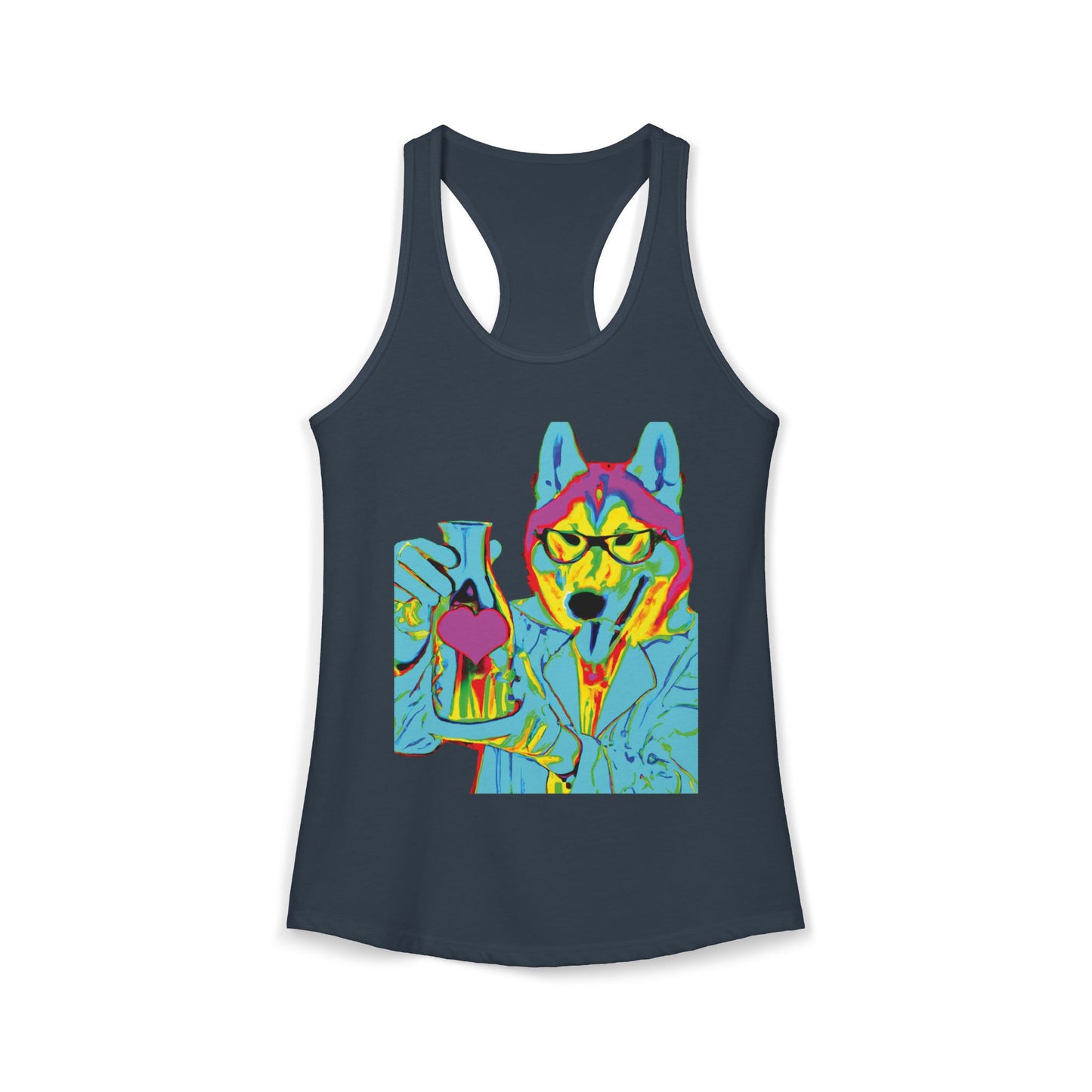 Husky Love Potion Racerback Tank