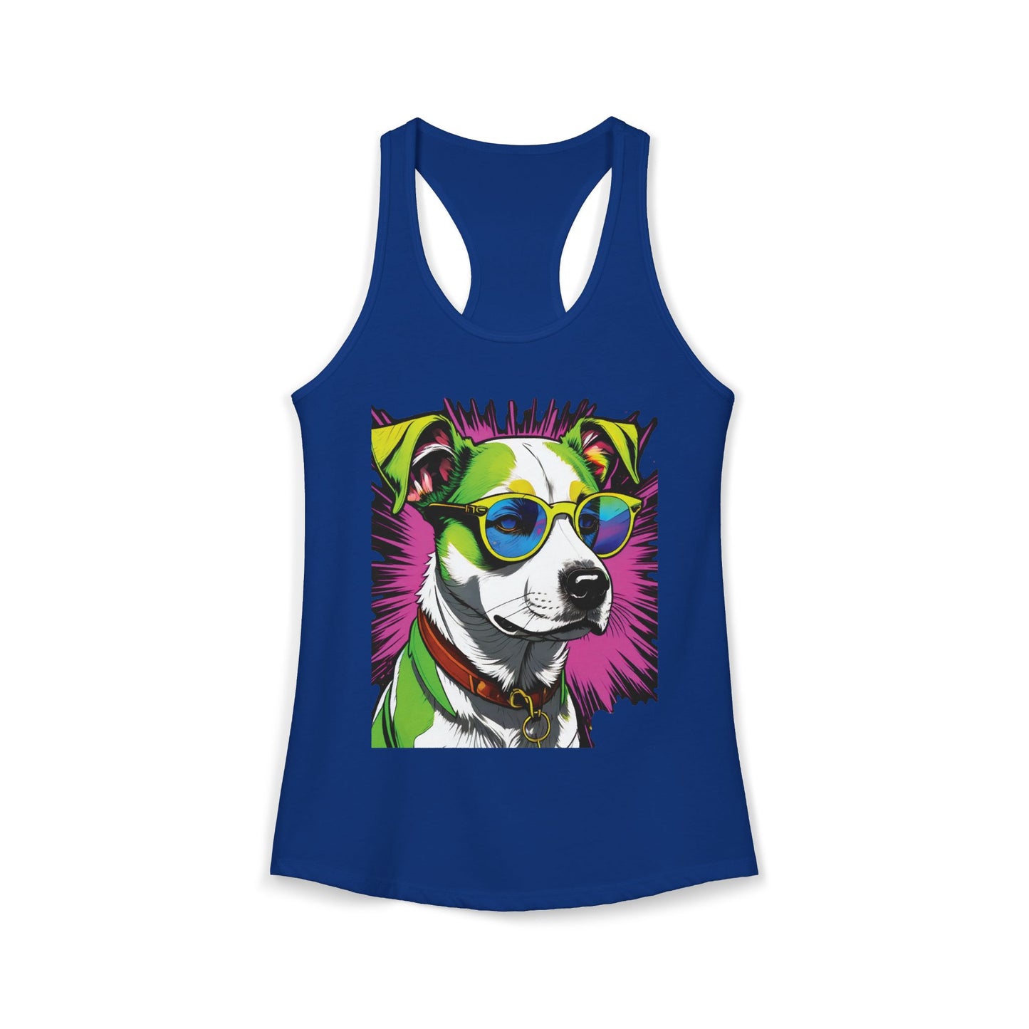 Dog Not Amused Racerback Tank — Women's Funny Dog Lover Tank