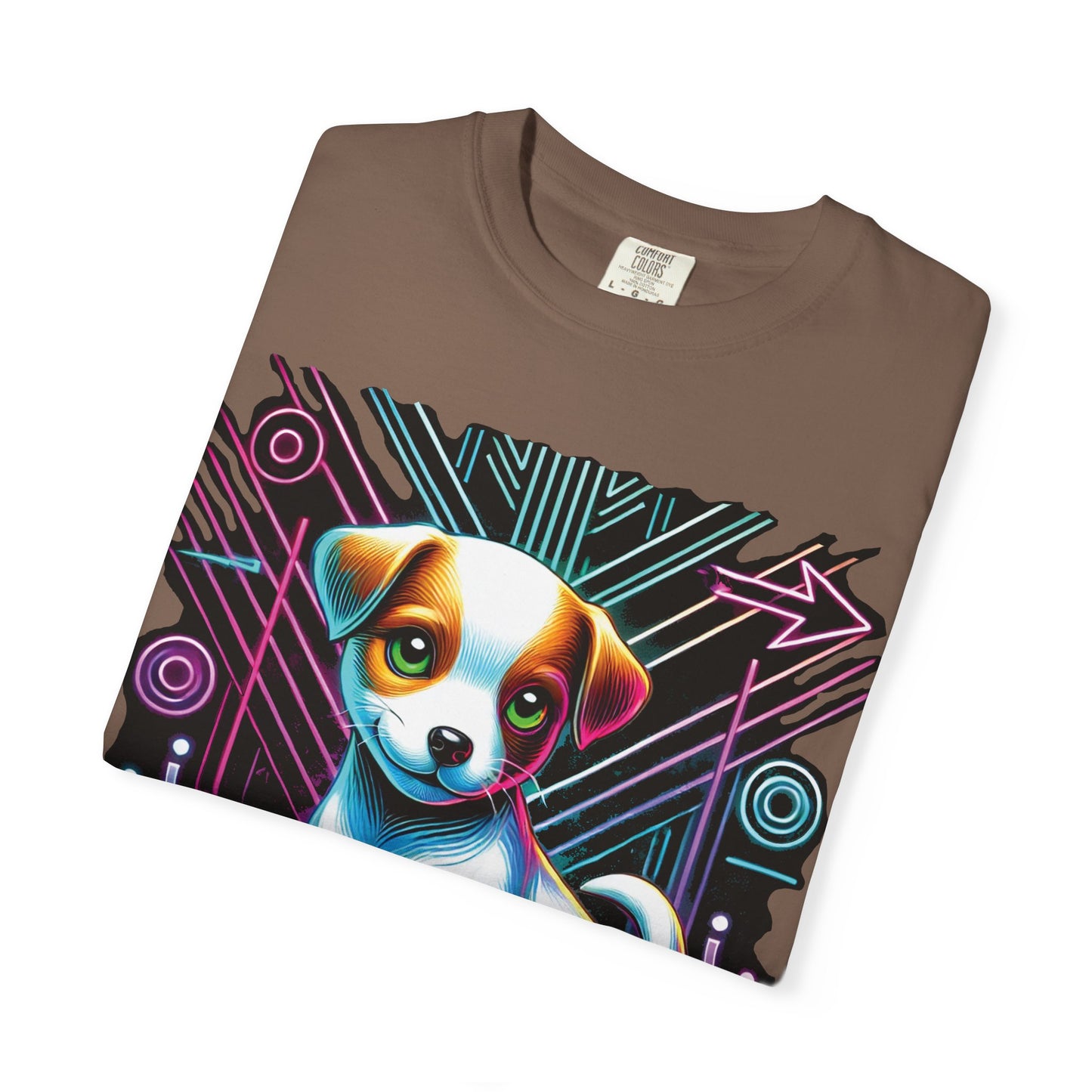 Retro Neon Puppy T-Shirt