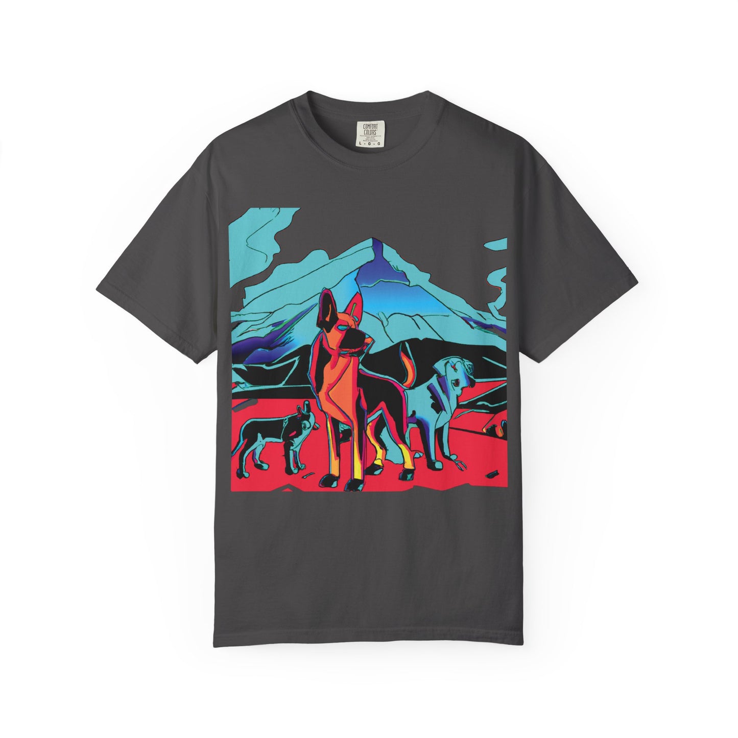 Pop Art Mountain Dogs Graphic Tee