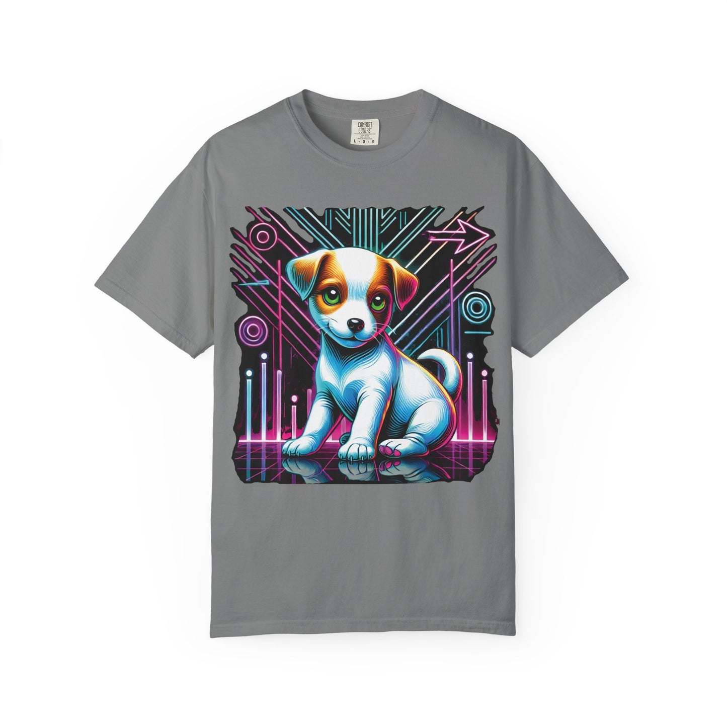 Retro Neon Puppy T-Shirt