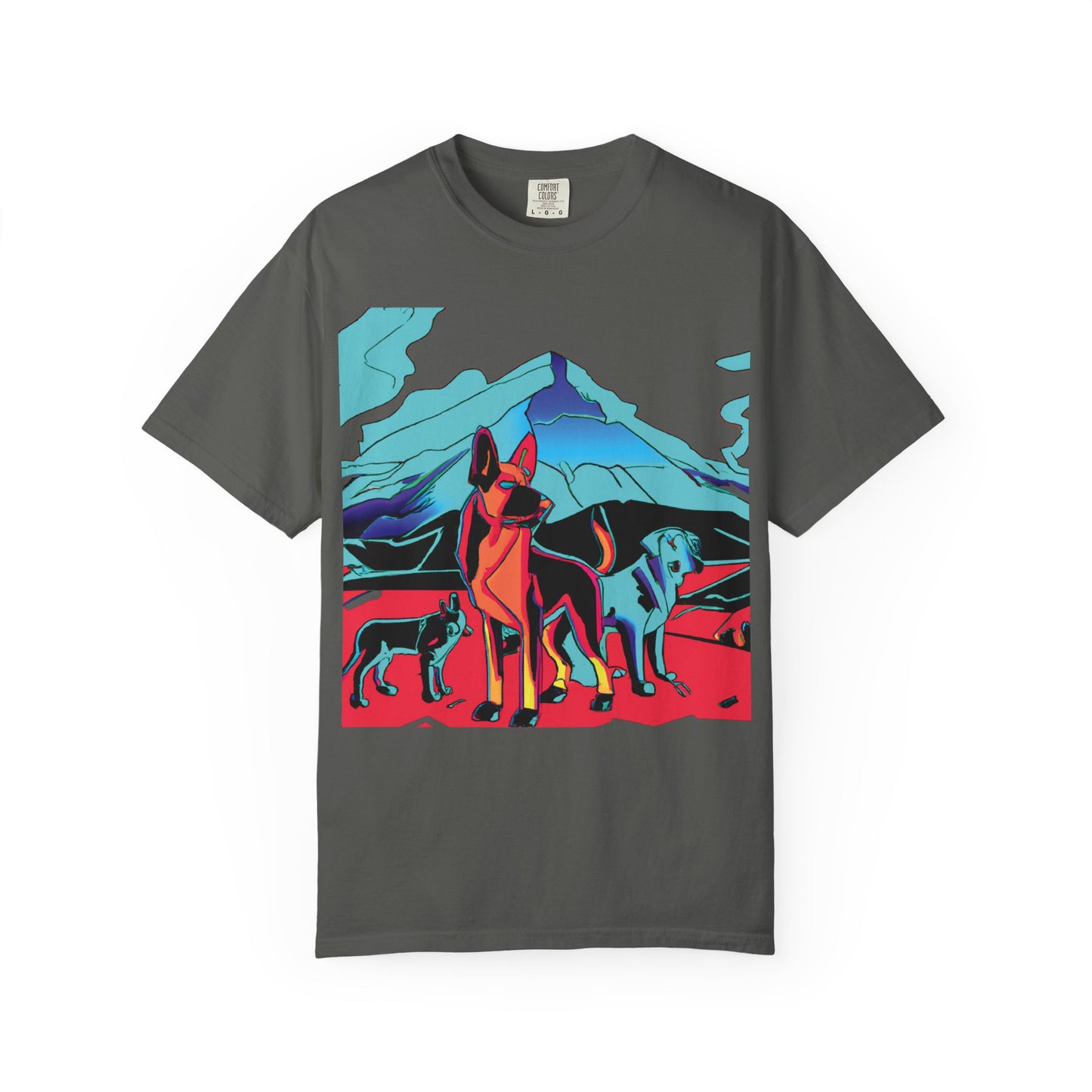 Pop Art Mountain Dogs Graphic Tee