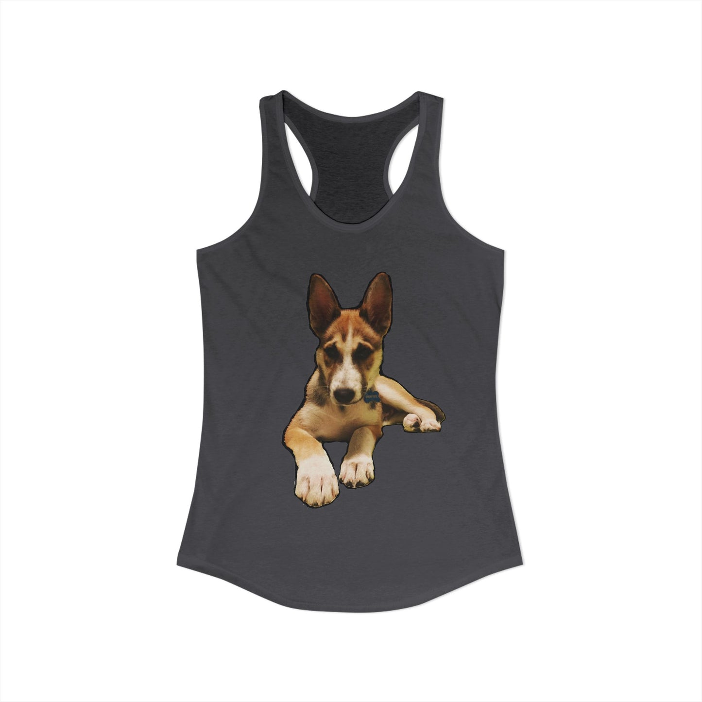 Cute Husky Racerback Tank — Women's Siberian Dog Tank Top