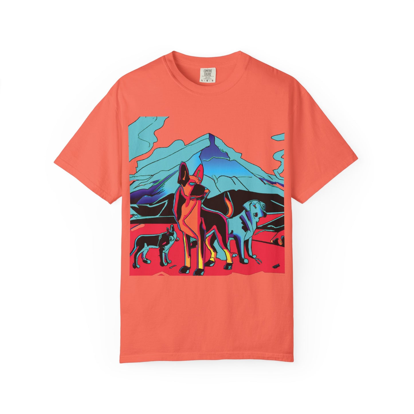 Pop Art Mountain Dogs Graphic Tee